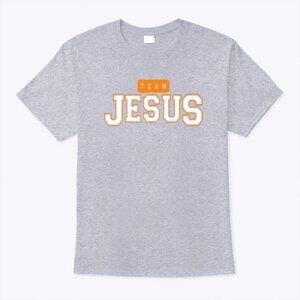 Peyton Lewis Team Jesus Graphic T-Shirt Christian Faith Religious Tee 98